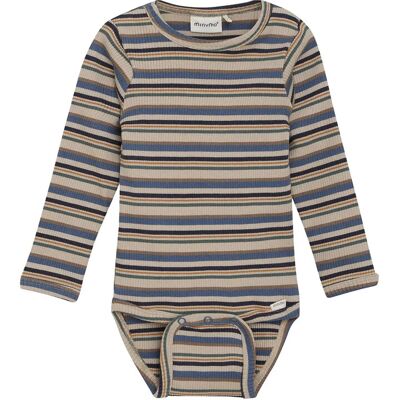 Minymo Body Ls Y/D Rib 56 Patterned 56 Minymo Body Ls Y/D Rib 56 Patterned 56