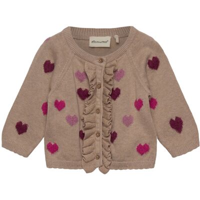 Minymo Cardigan Knit 62 Beige 62 Minymo Cardigan Knit 62 Beige 62