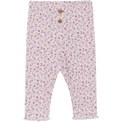 Minymo Legging Aop Rib 68 Pink 68 Minymo Legging Aop Rib 68 Pink 68