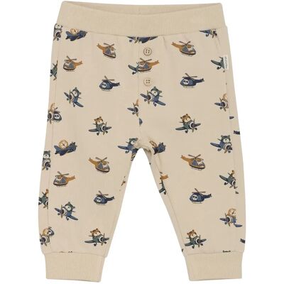 Minymo Pants Aop Sweat 74 Beige 74 Minymo Pants Aop Sweat 74 Beige 74