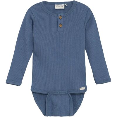 Minymo Body Ls Rib 56 Blue 56 Minymo Body Ls Rib 56 Blue 56