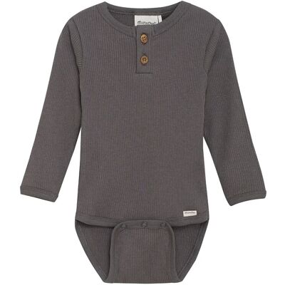 Minymo Body Ls Rib 68 Grey 68 Minymo Body Ls Rib 68 Grey 68