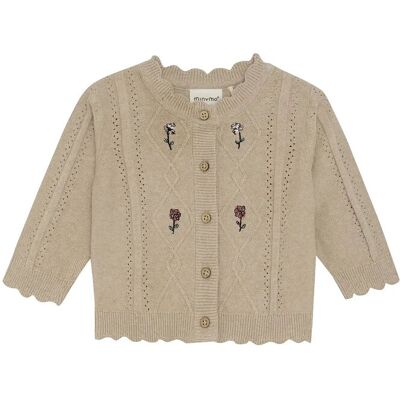 Minymo Cardigan Knit 74 Beige 74 Minymo Cardigan Knit 74 Beige 74