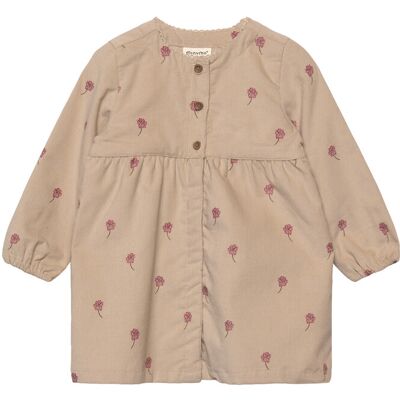 Minymo Dress Corduroy W. Lining 80 Beige 80 Minymo Dress Corduroy W. Lining 80 Beige 80