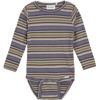 Minymo Body Ls Y/D Rib 50 Patterned 50 Minymo Body Ls Y/D Rib 50 Patterned 50