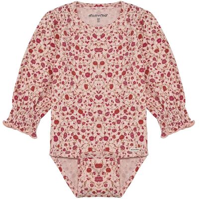 Minymo Body Ls Aop 86 Pink 86 Minymo Body Ls Aop 86 Pink 86