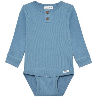 Minymo Body Ls Rib 92 Blue 92 Minymo Body Ls Rib 92 Blue 92