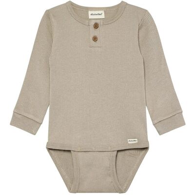 Minymo Body Ls Rib 92 Beige 92 Minymo Body Ls Rib 92 Beige 92