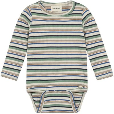 Minymo Body Ls Y/D Rib 86 Patterned 86 Minymo Body Ls Y/D Rib 86 Patterned 86