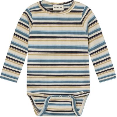 Minymo Body Ls Y/D Rib 80 Patterned 80 Minymo Body Ls Y/D Rib 80 Patterned 80