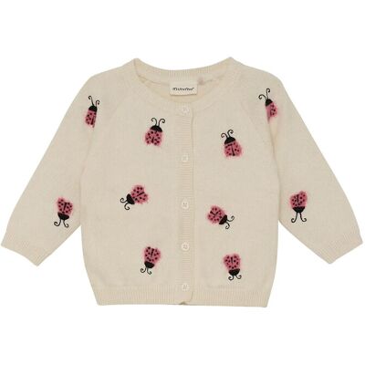 Minymo Cardigan Knit 80 Cream 80 Minymo Cardigan Knit 80 Cream 80