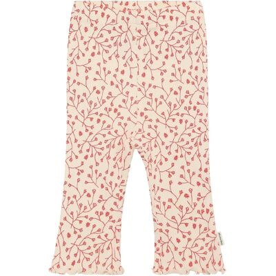 Minymo Leggings Aop Rib 50 Cream 50 Minymo Leggings Aop Rib 50 Cream 50