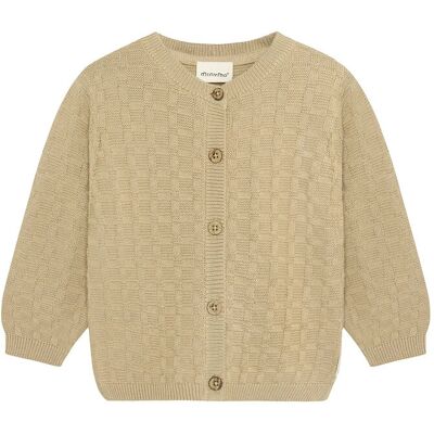 Minymo Cardigan Knit 56 Beige 56 Minymo Cardigan Knit 56 Beige 56
