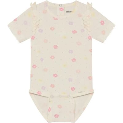 Minymo Body Ss Aop 86 Cream 86 Minymo Body Ss Aop 86 Cream 86