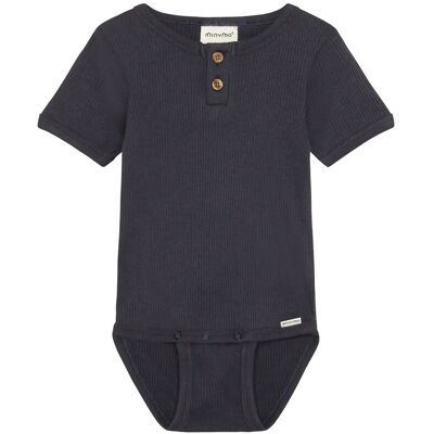 Minymo Body Ss Rib 62 Grey 62 Minymo Body Ss Rib 62 Grey 62