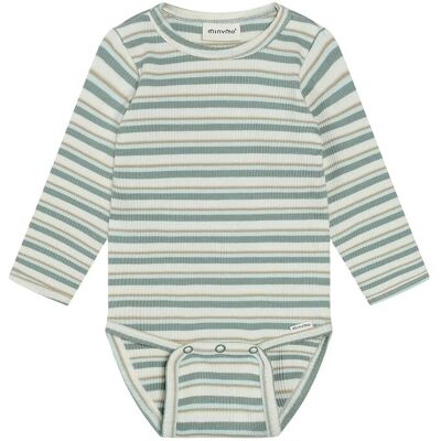 Minymo Body Ls Y/D Rib 62 Green 62 Minymo Body Ls Y/D Rib 62 Green 62