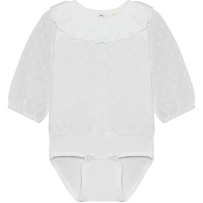 Minymo Body Ls W. Lining 86 White 86 Minymo Body Ls W. Lining 86 White 86