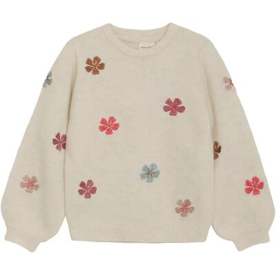 Minymo Pullover Knit 110 Beige 110 Minymo Pullover Knit 110 Beige 110