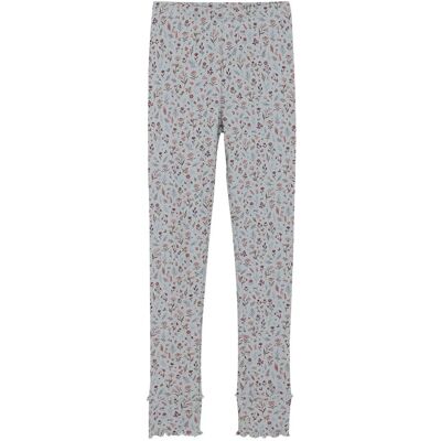Minymo Leggings Aop Rib 110 Grey 110 Minymo Leggings Aop Rib 110 Grey 110