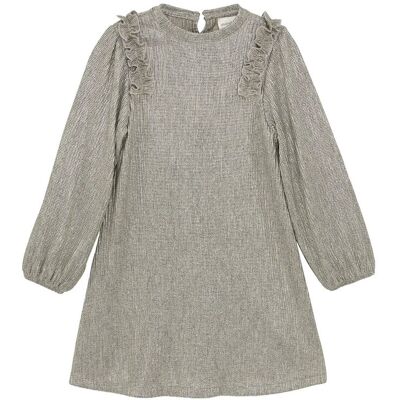 Minymo Dress Ls 122 Grey 122 Minymo Dress Ls 122 Grey 122