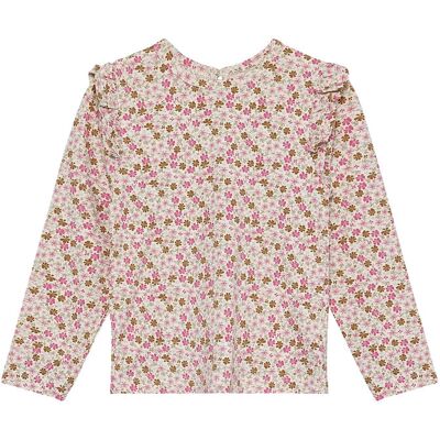 Minymo T-Shirt Ls Aop 110 Pink 110 Minymo T-Shirt Ls Aop 110 Pink 110