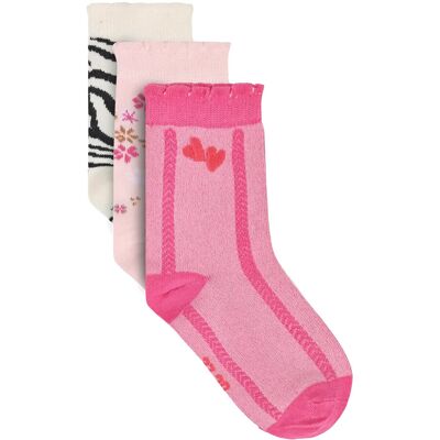Minymo 3-Pack Socks 35\38 Pink 35\38 Minymo 3-Pack Socks 35\38 Pink 35\38