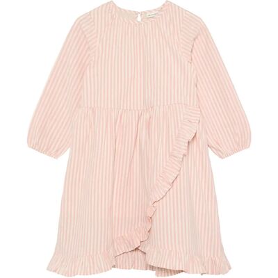 Minymo Dress Ls Y/D 116 Pink 116 Minymo Dress Ls Y/D 116 Pink 116