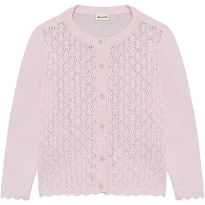 Minymo Cardigan Ls Knit 110 Pink 110 Minymo Cardigan Ls Knit 110 Pink 110
