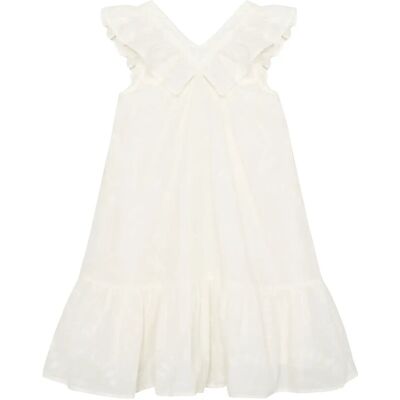 Minymo Dress Ss W. Lining 116 White 116 Minymo Dress Ss W. Lining 116 White 116