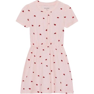 Minymo Dress Ss Aop 116 Pink 116 Minymo Dress Ss Aop 116 Pink 116