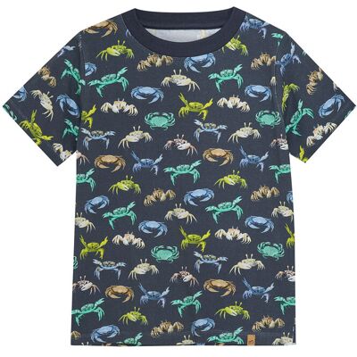 Minymo T-Shirt Ss Aop 104 Navy 104 Minymo T-Shirt Ss Aop 104 Navy 104