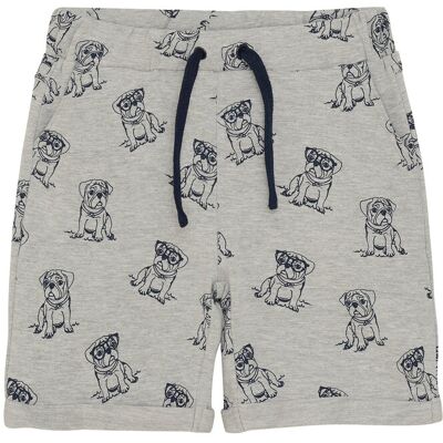 Minymo Shorts Aop Sweat 128 Grey 128 Minymo Shorts Aop Sweat 128 Grey 128