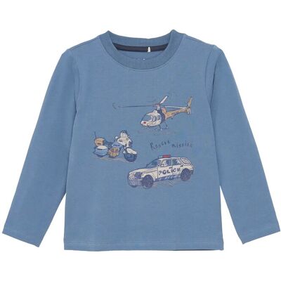 Minymo T-Shirt Ls 116 Blue 116 Minymo T-Shirt Ls 116 Blue 116