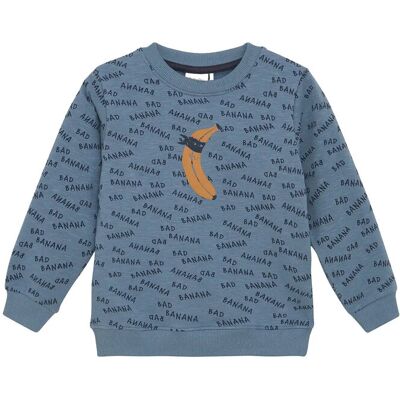 Minymo Sweatshirt Ls Aop 122 Blue 122 Minymo Sweatshirt Ls Aop 122 Blue 122