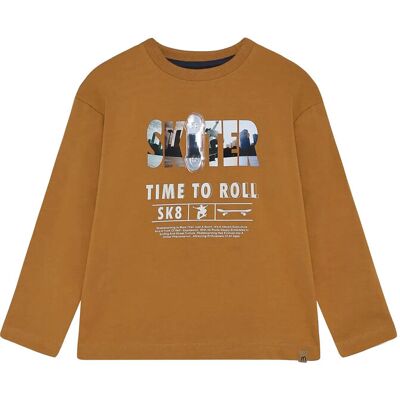 Minymo T-Shirt Ls 134 Brown 134 Minymo T-Shirt Ls 134 Brown 134