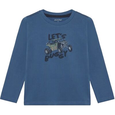 Minymo T-Shirt Ls 134 Blue 134 Minymo T-Shirt Ls 134 Blue 134