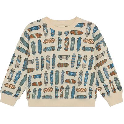 Minymo Sweatshirt Ls Aop 98 Cream 98 Minymo Sweatshirt Ls Aop 98 Cream 98