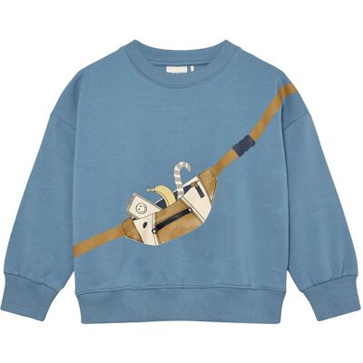 Minymo Sweatshirt Ls 116 Blue 116 Minymo Sweatshirt Ls 116 Blue 116