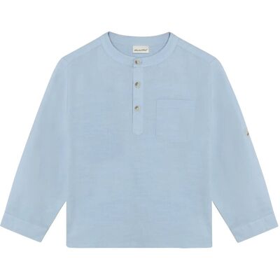 Minymo Shirt Ls 122 Blue 122 Minymo Shirt Ls 122 Blue 122