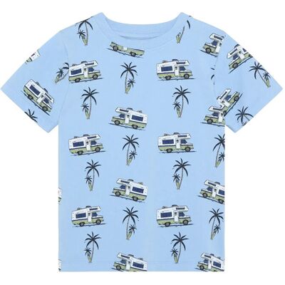 Minymo T-Shirt Ss Aop 134 Blue 134 Minymo T-Shirt Ss Aop 134 Blue 134