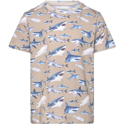 Minymo T-Shirt Ss Aop 128 Beige 128 Minymo T-Shirt Ss Aop 128 Beige 128