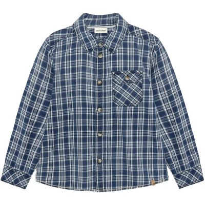 Minymo Shirt Ls Check 122 Blue 122 Minymo Shirt Ls Check 122 Blue 122