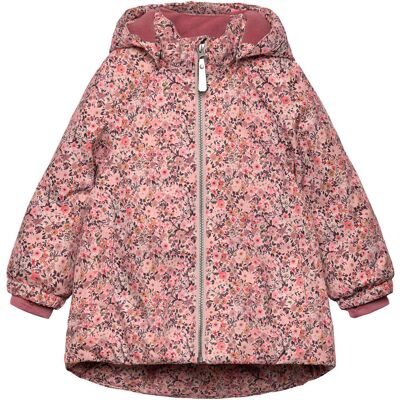 Minymo Snow Jacket Aop 110 Pink 110 Minymo Snow Jacket Aop 110 Pink 110
