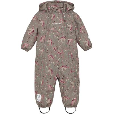 Minymo Snow Suit Aop 74 Brown 74 Minymo Snow Suit Aop 74 Brown 74