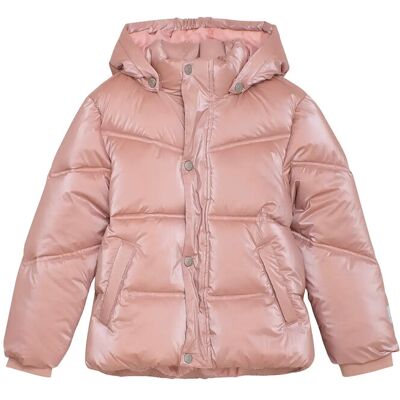 Minymo Quilted Shiny Jacket 116 Pink 116 Minymo Quilted Shiny Jacket 116 Pink 116