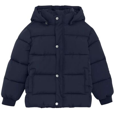 Minymo Quilted Jacket Solid 140 Navy 140 Minymo Quilted Jacket Solid 140 Navy 140