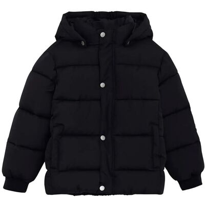 Minymo Quilted Jacket Solid 152 Black 152 Minymo Quilted Jacket Solid 152 Black 152