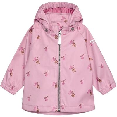 Minymo Softshell Jacket Aop 116 Pink 116 Minymo Softshell Jacket Aop 116 Pink 116
