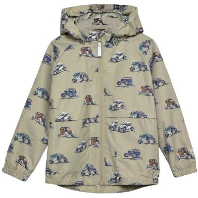 Minymo Jacket - Aop 140 Beige 140 Minymo Jacket - Aop 140 Beige 140
