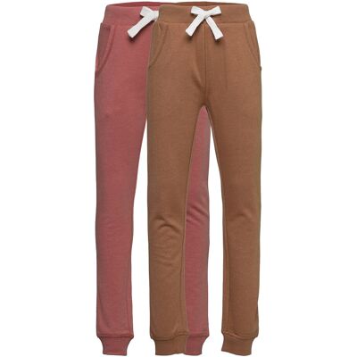 Minymo Basic 37 -Sweat Pant (2-Pack) 134 Pink 134 Minymo Basic 37 -Sweat Pant (2-Pack) 134 Pink 134